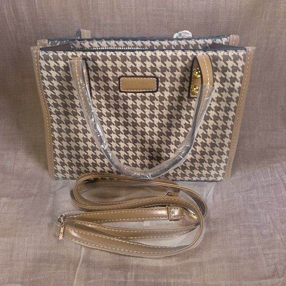 Bags Vintage Hounds Tooth Handbag Poshmark